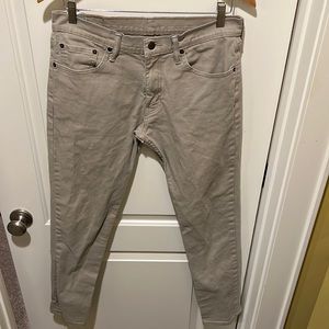 Levi’s 511 (slim) khaki stretch jean 32x32